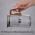 800ML/27OZ Witchcraft Magic Glass Teapot with Infuser Strainer and Lid for Loose Leaf Tea Herbal, Magnetic Water