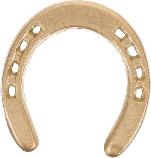IMIKEYA Gold Horseshoe Decoration for Home Decor, Black Trim Wall Decor, Iron Horseshoe Wall Art (Small)