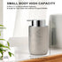 Foaming Soap Dispenser, Ceramic 12oz Foam Soap Pump for Countertop, Silver Luxury Kitchen Dispenser for Hand Soap