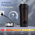 Portable Electric Kettle for Travel, 110-240V Auto, with LCD Display, 4 Temperature Settings, 350ML Stainless Steel