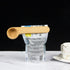 KVMORZE 2-In-1 (6) Wooden Coffee Scoop and Bag Clip, Tablespoon Wood Measuring Scoop with Bags Sealer, Bags Sealer