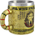 Egyptian Theme Golden King Tut Pharaoh of Egypt Dynasty Beer Stein, Great Gift for Ancient Egyptian Culture Lovers