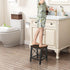 500 lbs YINMIT Step Stools for Adults and Kids, Wooden Small Step Stool with Non-Slip Feet, Rectangular Stepping Stool