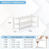 2 Closet, Bathroom27 x11 x13 2 Tier Bamboo Shoe Rack Storage Organizer for Multifunctional Stackable Free Standing Shoe