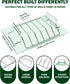 BONPAZ 18" Rib and Roast Rack for Big Green Egg, Turkey Roasting Rack for Grilling and Smoking - Stainless Steel Pan