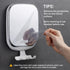 TAILI Shower Mirror Fogless for Shaving, Anti Fog Shaving Mirror with Razor Holder NO-Drilling,Removable,Shatterproof