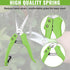 WORKPRO 2 Pcs Garden Clippers Kit, 8" Bypass Pruner & 8.5" Straight Blade Shear for Trimming Plants & Flowers