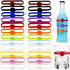 YFLife Drink Markers Silicone, 24pcs Wine Glass Charms for Party Glasses, Identification for Drinks