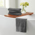 Set 100% 6 Set 2 2 2 Grey Bath Towel - Featherspun Cotton Piece Towel - Bath Towels, Hand Towels, Washcloths