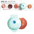Cake Maker, Mini Donut Maker, Waffle Maker, Non-stick Surface, Double-sided Heating, Azure