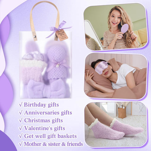 Shyyween 143 Set Pcs Shower Party Prizes for Game Winners, Guests Party Favors with Towels Socks Hair Bands Combs Eye