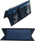 Blue Bedside Caddy Organizer - Nightstand & Loft-Bed Storage with Pockets
