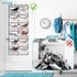 YOCOMEY 2 Packs 24 Closet Over the Door Shoe Organizer, Extra Large Mesh Pockets Hanging Shoe Boots Rack Holder