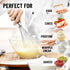 Zulay 11-Inch Stainless Steel Whisk - Balloon Whisk Kitchen Tool with Soft Silicone Handle