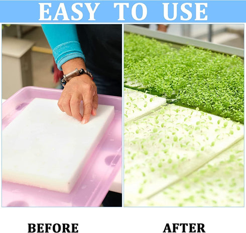 600 XIDAJIE Pcs Hydroponic Sponges Planting Gardening Tool Soilless Cultivation Seedling Sponges Cultivation Sponge