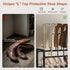 4-Tier Closet, 6 Free Standing Shoe Racks, Boot Rack Organizer for Tall Boots, Sneakers, High-Heel, Black Metal Shoe