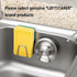 LEFTSTARER 4 Pack Sink Sponge Holder for Kitchen, Premium SUS304 Stainless Steel Rustproof Waterproof Adhesive