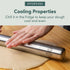 Ultra Cuisine French Rolling Pin for Baking – Tapered Design, Stainless Steel, 15.75-inch Large Roller Pin