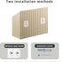 PUSU PU Leather Hand Towel Box Cover-Compatible with Disposable Paper Hand Towels, Wall-Mounted Paper Towel Dispenser