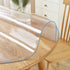 Multi-Size 36 inch Dia Round PVC Clear Table Protector 1.5mm Thick Plastic
