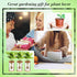 9 Packs Baderke Propagation Vases for Plants Plastic Plant Propagation Station with Hole Lid and Bamboo Stand Growing