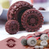 Set of 4Pcs 3D Round Tire Fondant Silicone Mold for Cake Decorating and Chocolate Making