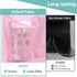 KIMBORA 2 Packs Small Baby Hanging Shoe Organizer Over the Door/Wall with Clear Mesh Pocket for Toddler Girl Bedroom