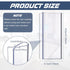 Roller Window Shades Shade Pull for Roller Shades Pull Down Shades Blinds for Windows Shade Grips Plastic Hem Grip Roller Shade Hardware for Home Rolling Curtain Accessories (Clear, 4 Pieces) by Chunful