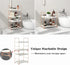FSyueyun 2-Tier Bathroom Counter Organizer, Tool-Free Installation Vanity Makeup Tray for Skincare and Perfume Storage