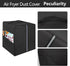 Air Fryer Dust Cover, Compatible with Nuwave Brio 15.5Qt Air Fryer Rotisserie Oven, Dark Grey