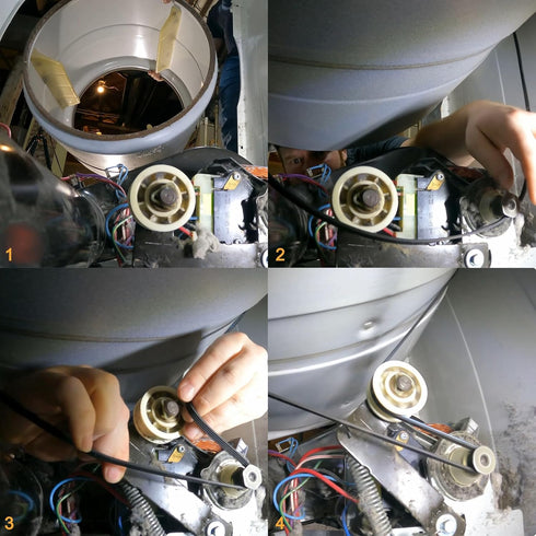 W11162091 W10610886 Dryer Drive Belt, Fits Maytag Whirlpool MED MGD 7MM YME Series Dryer Replacement