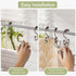 Amazer Shower Curtain Rings, Stainless Steel Hooks, 12 Pcs Double Glide Rings for Bathroom Shower Curtain Rods, Bronze