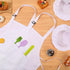 2 Pack Kids Chef Apron and Hat - Adjustable Kitchen Cooking Apron with Two Pockets for Boys and Girls