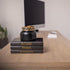 LAMOUR HOME DECOR Set 3 Books for Decoration - Home Decor Faux Book Stack with Gold Foil Stamping - Minimalist