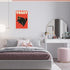 DVBOCS Funky Black Cat Canvas Wall Art, Cute Kitten Print Painting, Cat Lover Gift, Cat Doing Toast Wall Decor, 16x24in