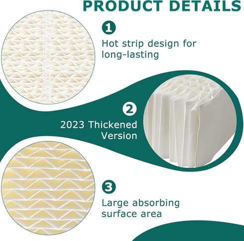 TOMOON 1043 Super Wick Humidifier Filter Replacement for Essick Air Aircare 831000 EP9500 EP9800