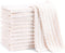Homaxy 12 Pack Kitchen Dish Cloths, Ultra Soft Absorbent Microfiber Cleaning Towels, Non-Linting, 10 x 10 inches, Beige