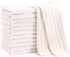 Homaxy 12 Pack Kitchen Dish Cloths, Ultra Soft Absorbent Microfiber Cleaning Towels, Non-Linting, 10 x 10 inches, Beige