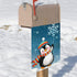 Winter Penguins Garden Flag 12x18 Inch Double Sided Burlap Welcome Christmas Snowflakes Scarfs Outdoor Holiday