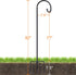 Shepherd-Hooks Adjustable for Bird-Feeder Lantern Plant-Hook Garden-Stake - Plant Stand Hanger for Outdoor Flower