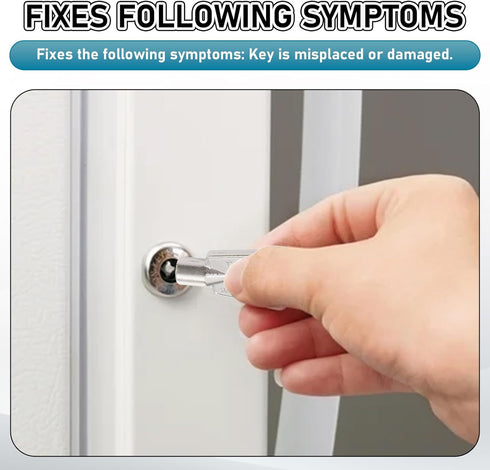 216702900 Metal Freezer Door Keys, Compatible with Frigidaire, Kenmore, GE (Pack of 2)