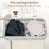150L 2 Lifewit Large Laundry Basket with Wheels, Tall Section Laundry Hamper Organizer, Rolling Laundry Cart with Steel