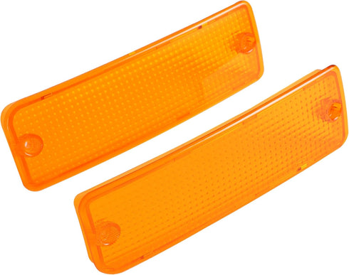 HECASA 2PCS Turn Signal Light Lens, Yellow Amber Lens Pair for 1992-1995 Toyota Pick-Up Truck (2 Wheel Drive Models