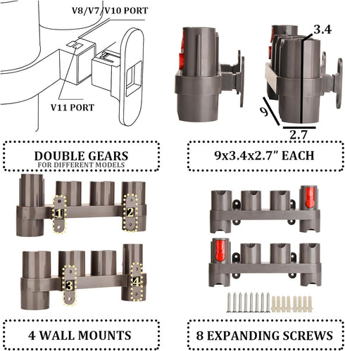 Attachments Mount Holders for Dyson Gen 5 Gen5 V15 V12 V11 V10 V8 V7 Vacuum Cleaner Accessories Storage