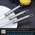 Fine Mesh Strainers, SUS 304 Premium Stainless Steel Kitchen Colander Sieve, Hand-held Oil Spoon with Good Grip