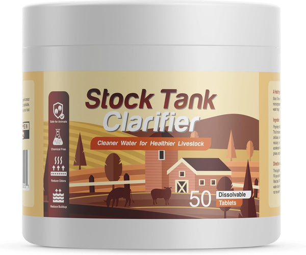 Stock Tank Clarifier - Improves Livestock Water by reducing buildup and Creating
