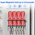 Magnetic Spice Rack for Refrigerator, Magnetic Paper Towel Holder, 2 Hooks, Kitchen Storage Organizer for Spices and