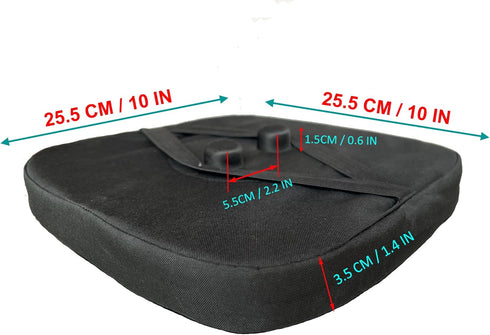 Outward Gear 10-Inch Seat Cushion for Square Collapsible Stools (Exclude Stool), Original & Authentic Thick Chair Pad
