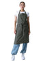 Unisex Utility Bib Apron - Adjustable with Pockets for Kitchen Use