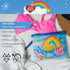 Franco Collectibles Beach/Pool Waterproof Swimsuit, Makeup, Toiletries Pouch Bag